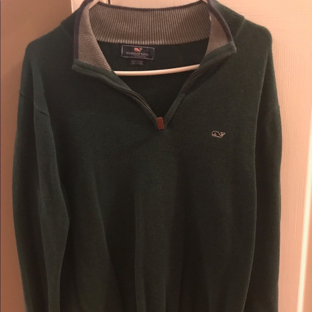 Vineyard Vines Green 3/4 zip